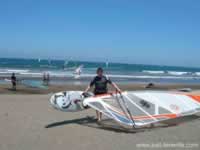 Medano windsurfing