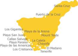 Resort map Tenerife