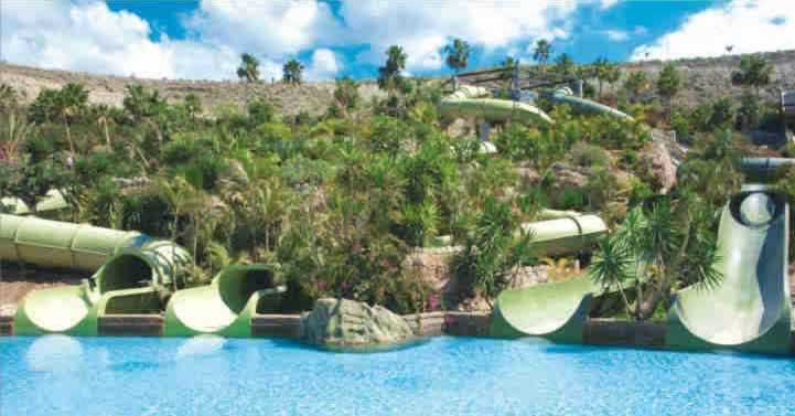 The Jungle Snakes rides at Siam Park, Playa de las Americas, Tenerife