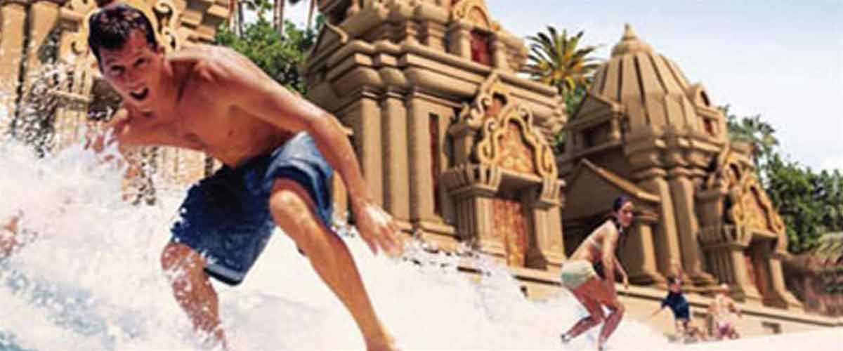 Siam Park - Boy Surfing