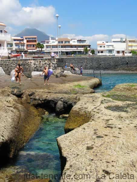 Rocky shore & small pebble beach