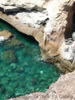 Hippy Bay rocks and crystal clear sea