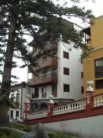 Carved wooded balconies